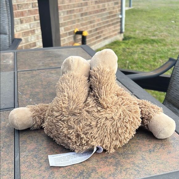 Warmies Adorable Brown Plush Weighted Donkey Toy - Picture 9 of 12